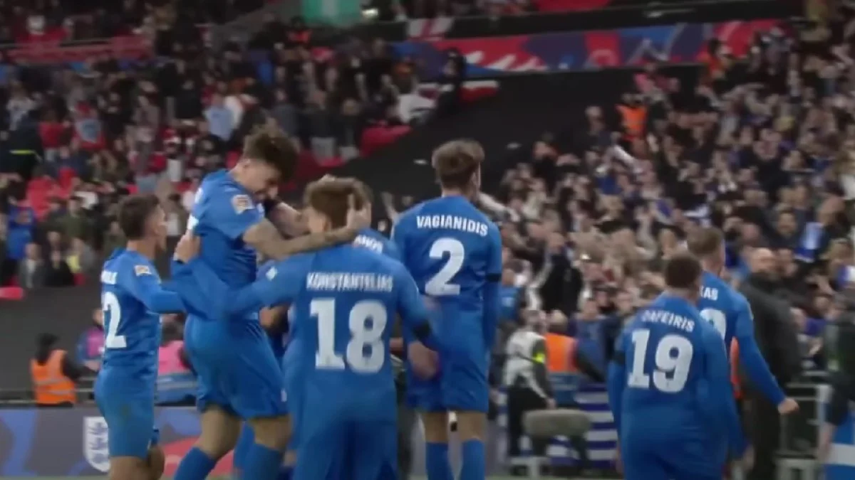 Англия – Греция – 1:2 / скриншот