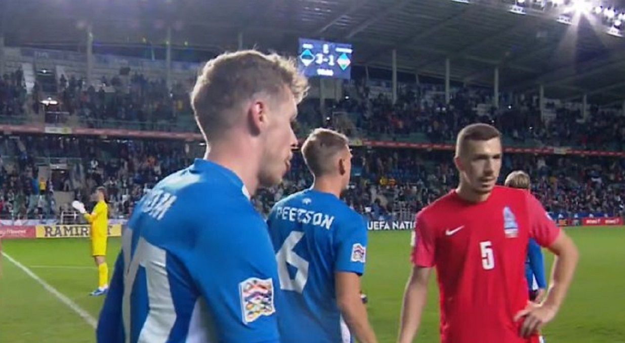 Эстония – Азербайджан – 3:1 / Скрин