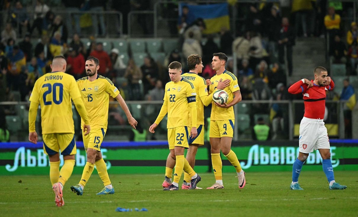 Зубков, Калюжный, Матвиенко, Забарный и Яремчук / Photo by SERGEI GAPON/AFP via Getty Images