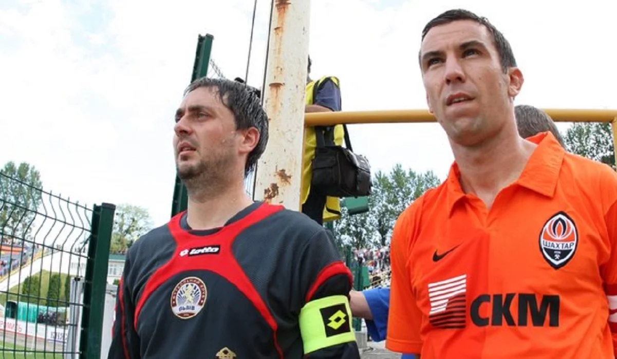 Мар'ян Марущак і Даріо Срна / Фото Євгена Кравса