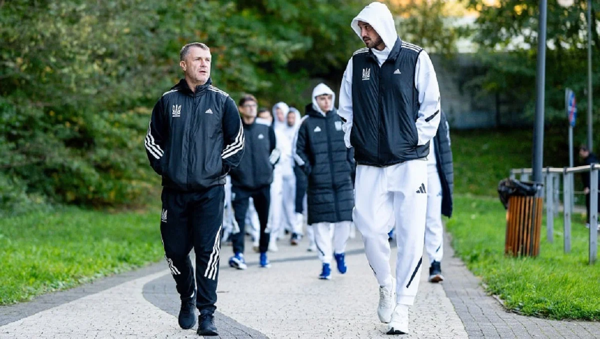 Сергій Ребров (ліворуч) / УАФ