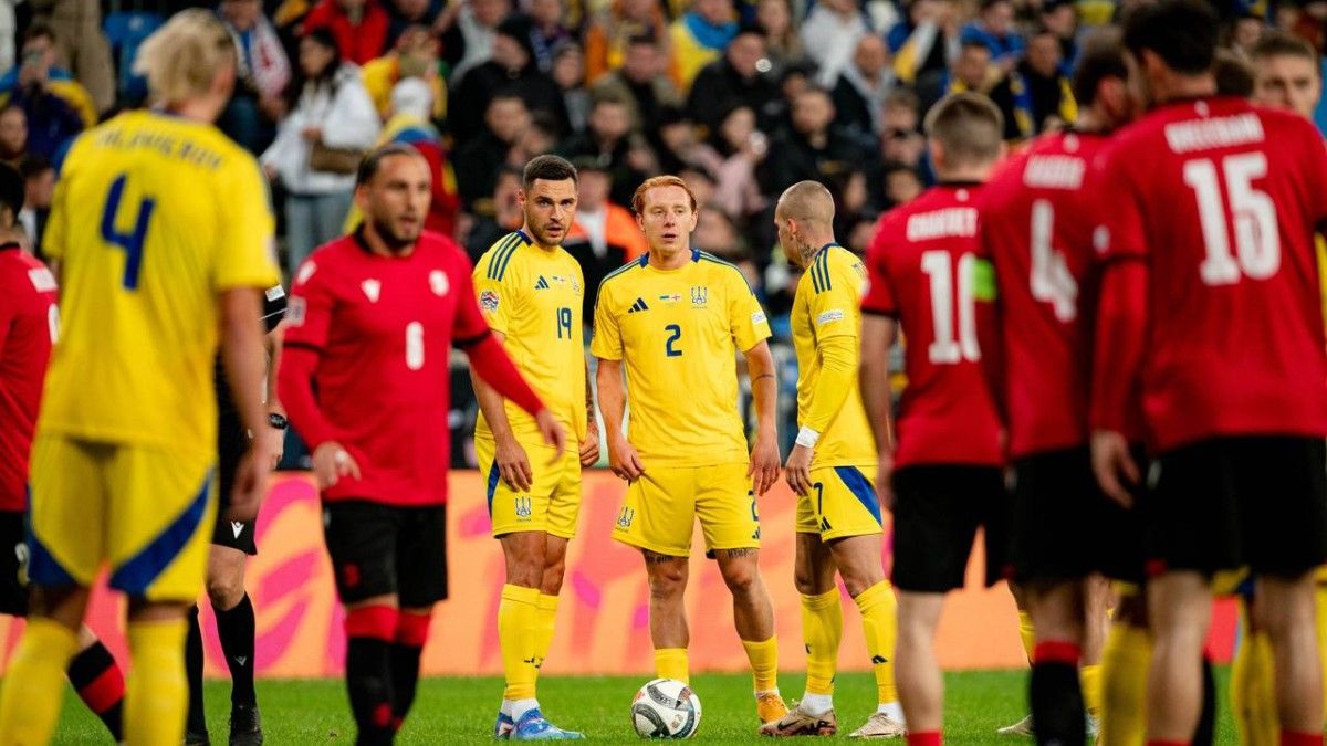 Украина – Грузия – 1:0 / фото: УАФ, Дан Балашов