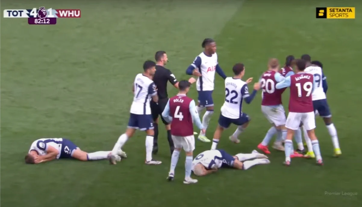 Тоттенхэм – Вест Хэм – 4:1 / Скрин