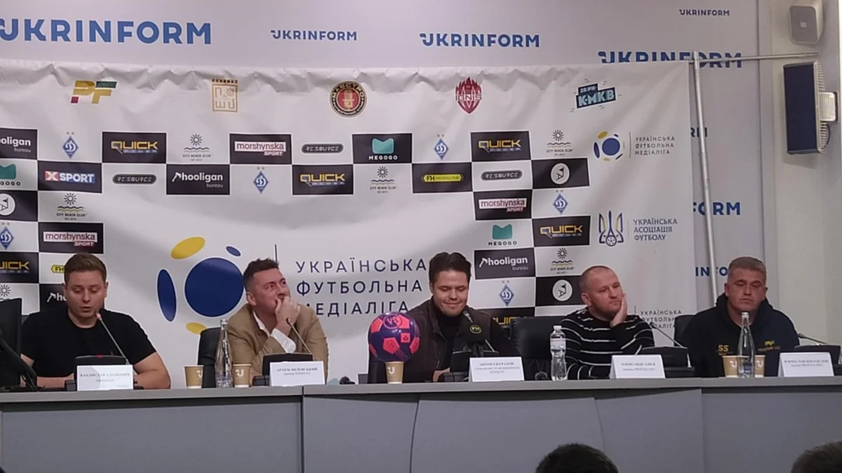 Артем Мілевський та Олександр Алієв на прес-конференції / фото: Футбол 24