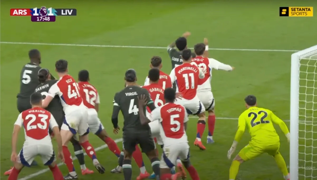 Арсенал – Ліверпуль: відео голів та огляд матчу АПЛ / Скрін