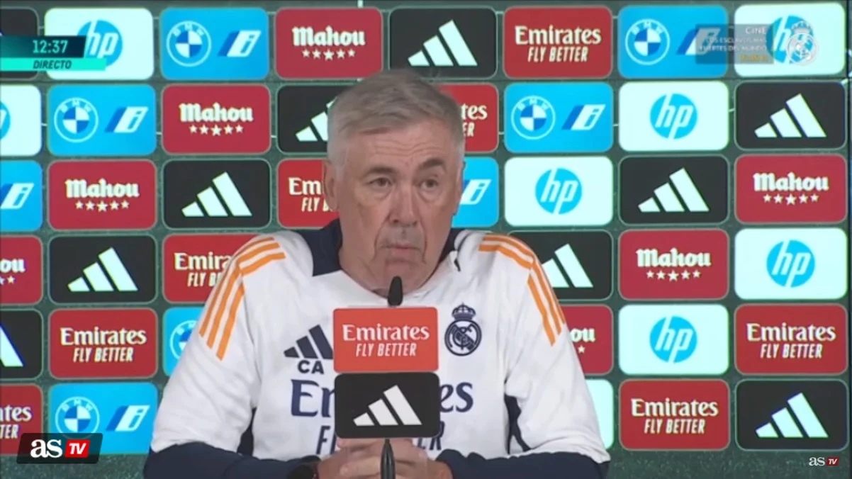 Карло Анчелотти / скриншот из видео пресс-конференции Marca