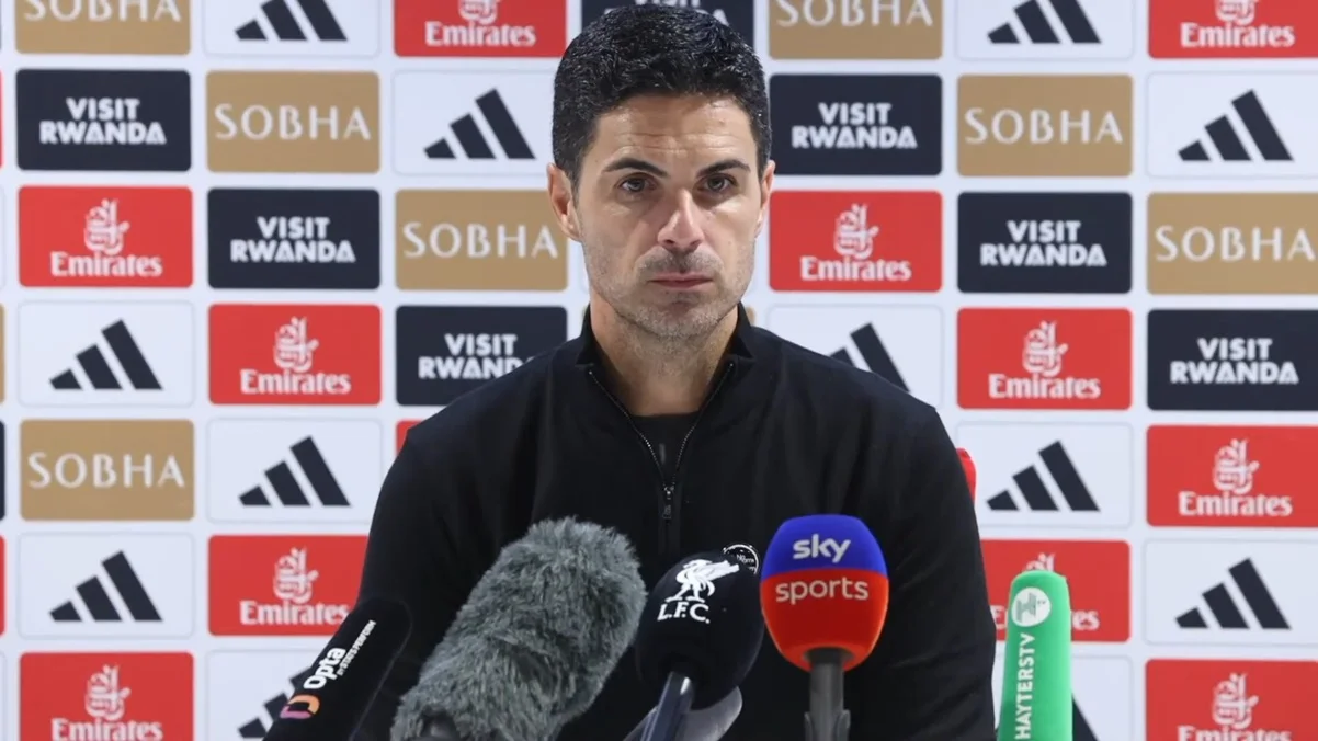 Микель Артета / скриншот с пресс-конференции