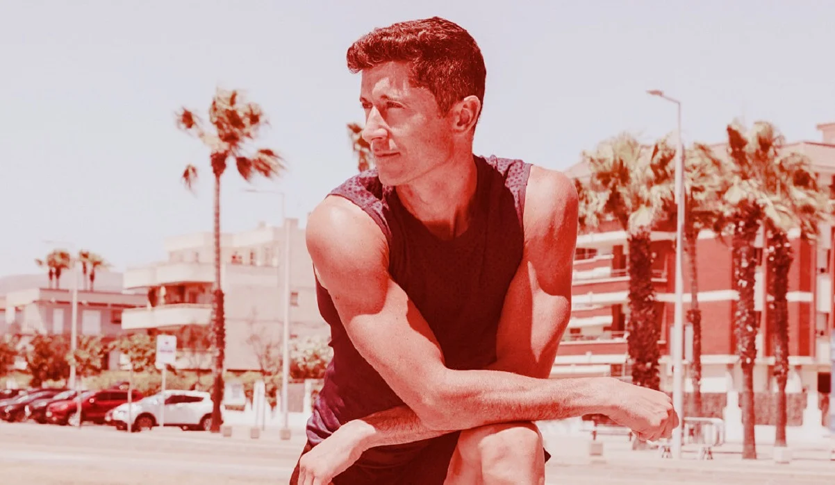 Роберт Лєвандовскі на висоті / Instagram