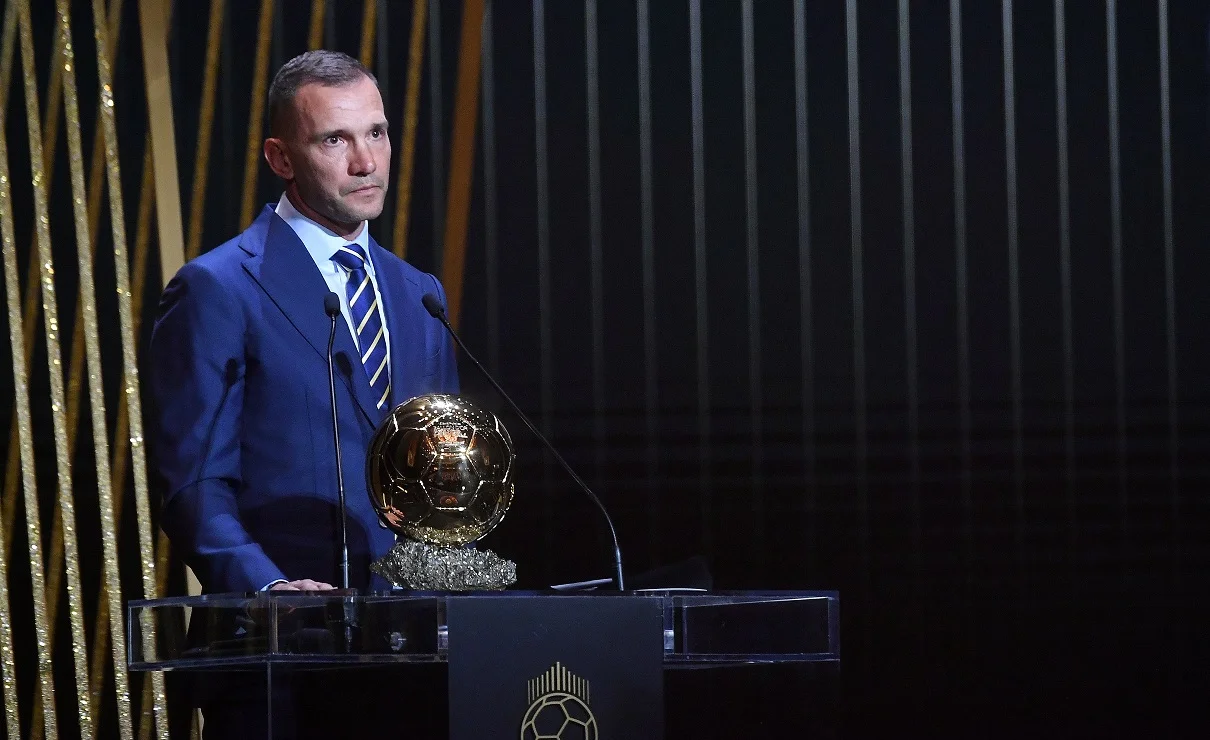Шевченко зі "Золотим м'ячем" / Photo by Aurelien Meunier/Getty Images