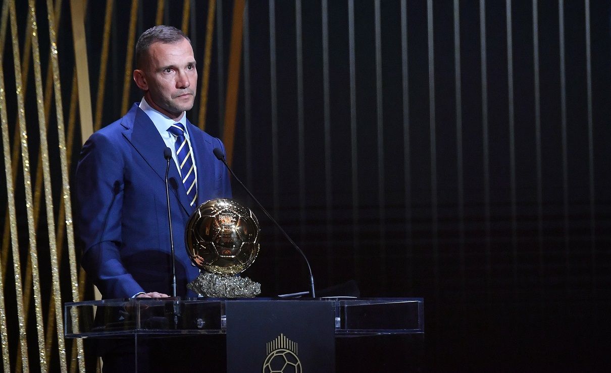 Шевченко с "Золотым мячом" / Photo by Aurelien Meunier/Getty Images
