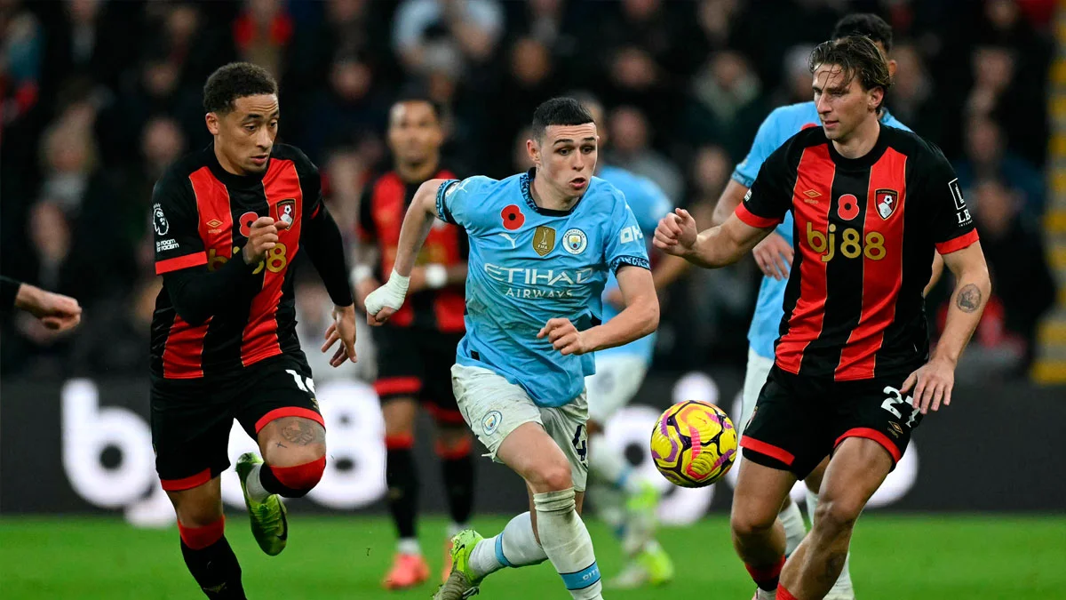 Борнмут – Манчестер Сіті – 2:0 / JUSTIN TALLIS/AFP via Getty Images