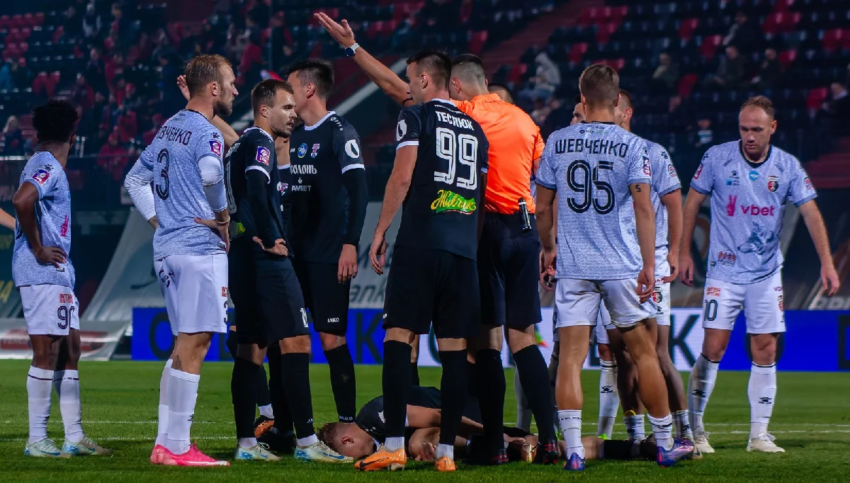 Оболонь в матче УПЛ / ФК Оболонь