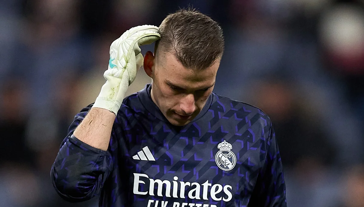 Андрей Лунин / фото: DAX Images/NurPhoto via Getty Images