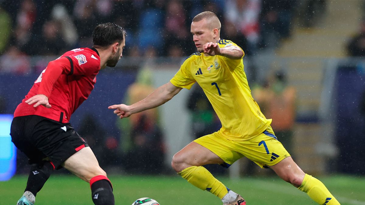Грузія – Україна: звіт матчу Ліги націй / GIORGI ARJEVANIDZE/AFP via Getty Images