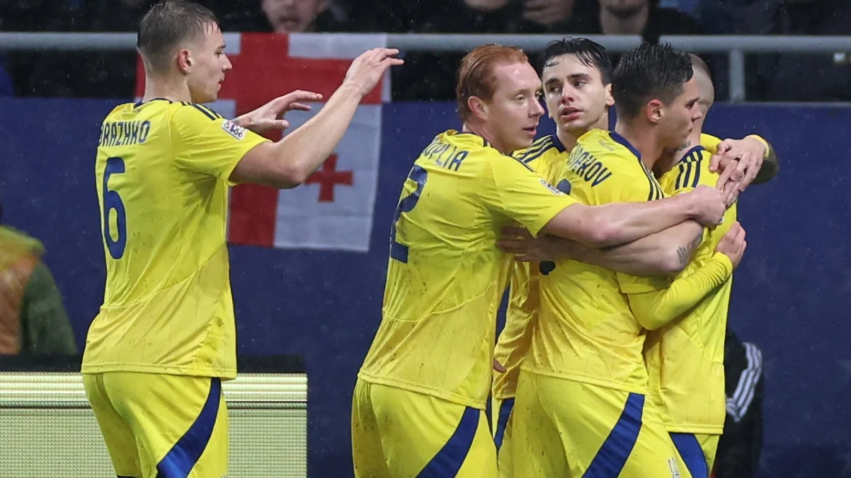 Грузія – Україна: відео голів та огляд матчу Ліги націй / фото: AFP via Getty Images