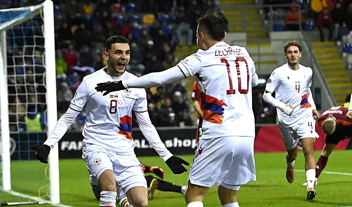 Латвія – Вірменія – 1:2 / Прес-служба FFA