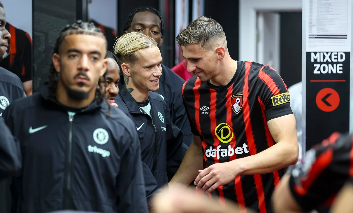 Мудрик та Забарний / Photo by Robin Jones - AFC Bournemouth/AFC Bournemouth via Getty Images