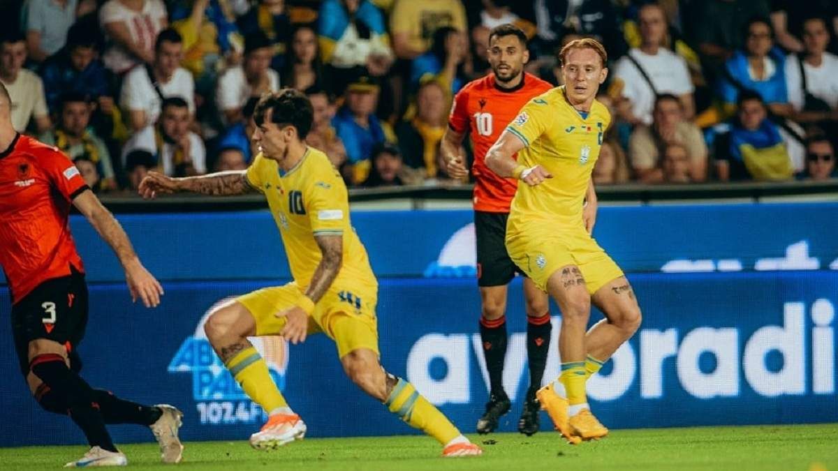 Албанія – Україна / Фото Д. Балашова