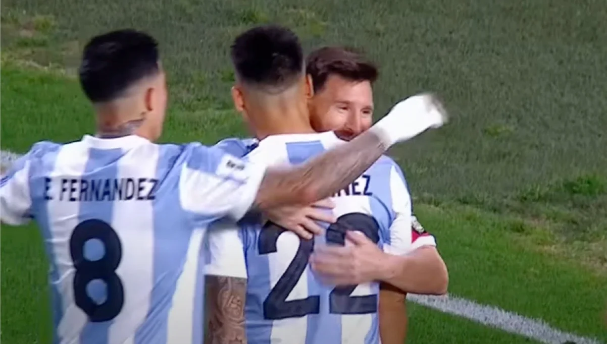 Аргентина – Перу – 1:0 / скрин