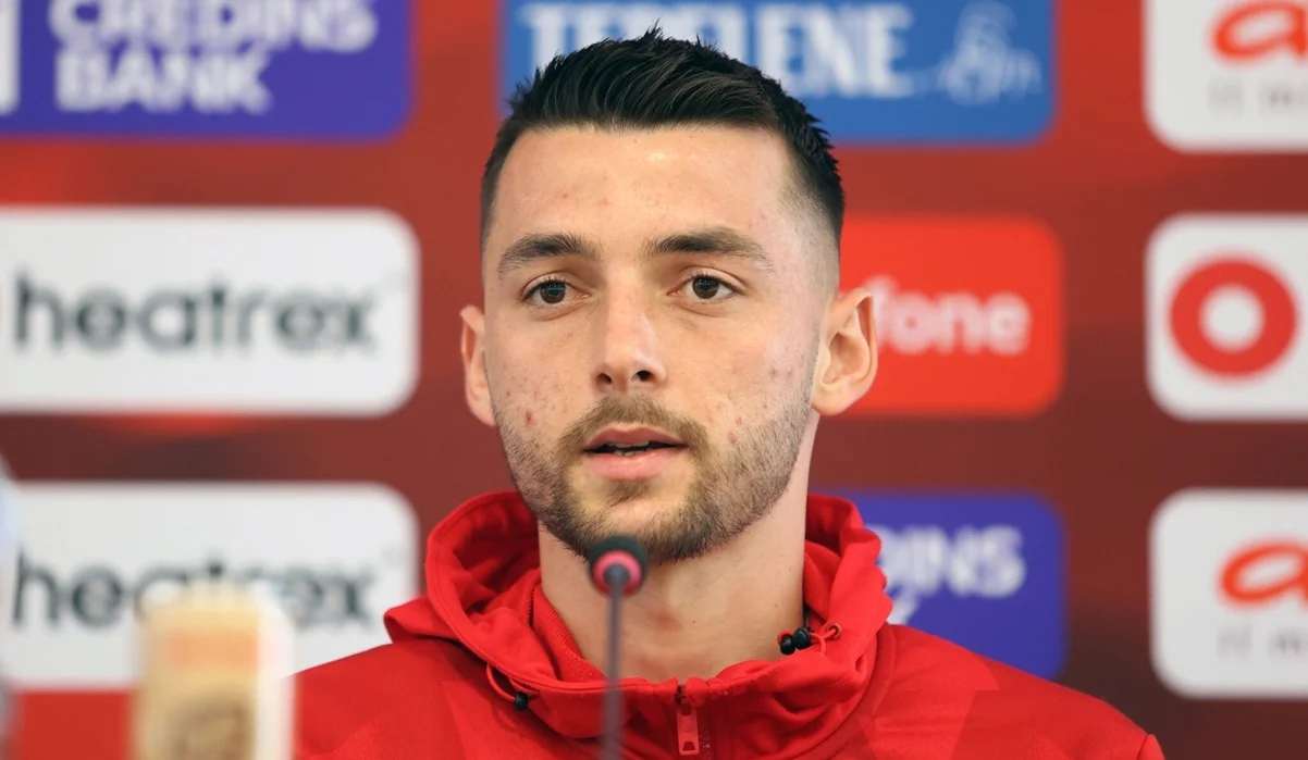 Арбер Ходжа / фото: пресс-служба сборной Албании