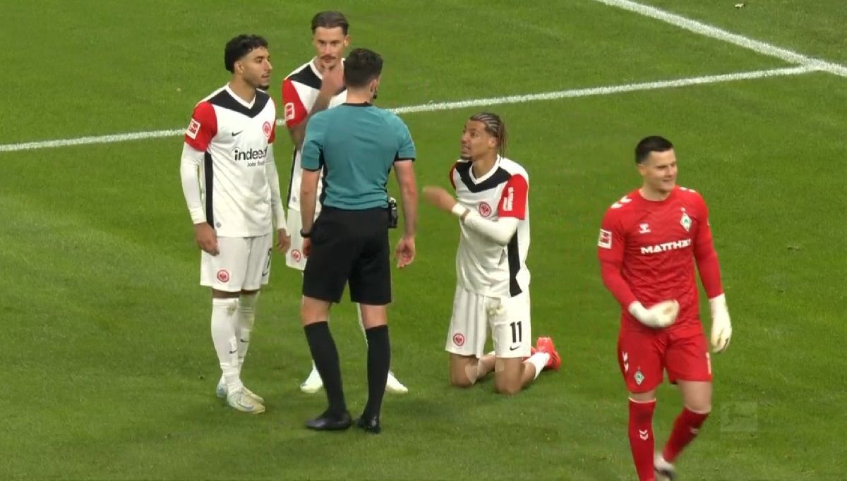Айнтрахт – Вердер – 1:0 / Стоп-кадр из видео