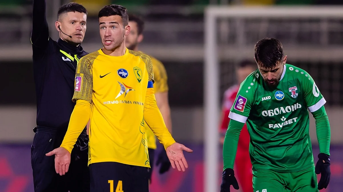 Александр Шандор в матче Оболонь – Левый Берег / фото? Оболонь