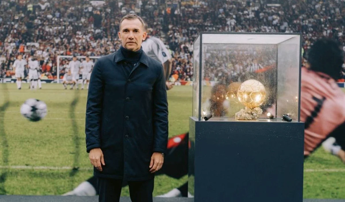 Андрей Шевченко и его "Золотой мяч" / УАФ