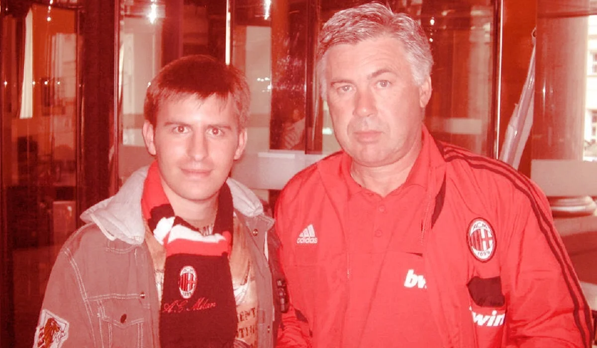 Роман Шахрай і Карло Анчелотті / Фото з архіву героя інтерв'ю