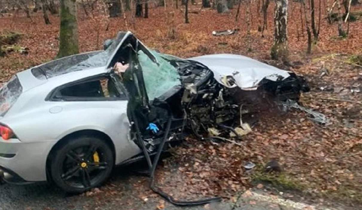 Феррарі Антоніо після аварії / Фото UKNIP