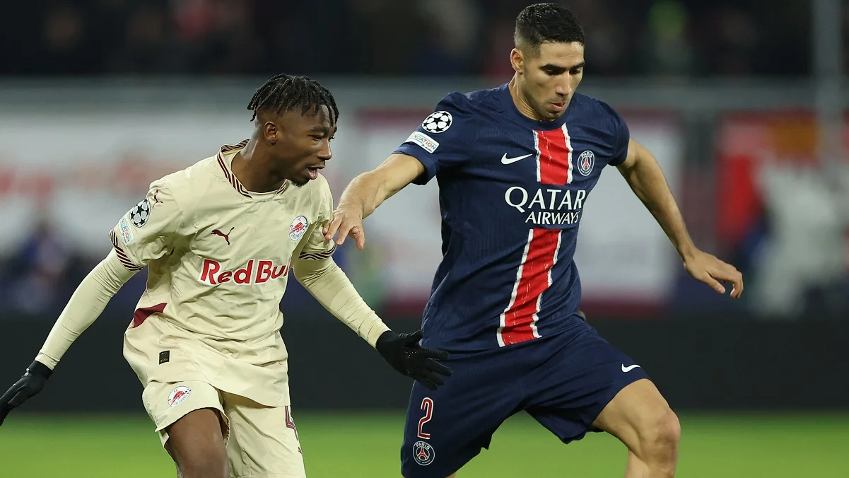 Ашраф Хакими (справа) / фото: AFP via Getty Images