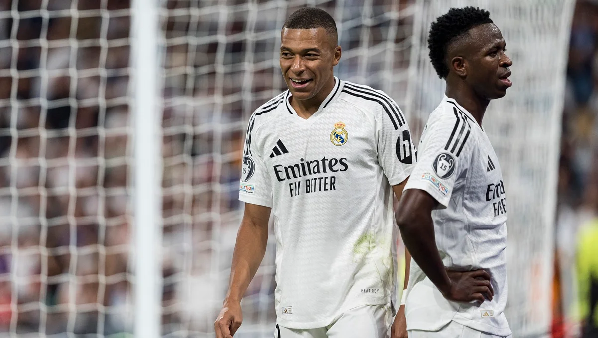 Кіліан Мбаппе та Вінісіус Жуніор / фото: Alberto Gardin/Eurasia Sport Images/Getty Images