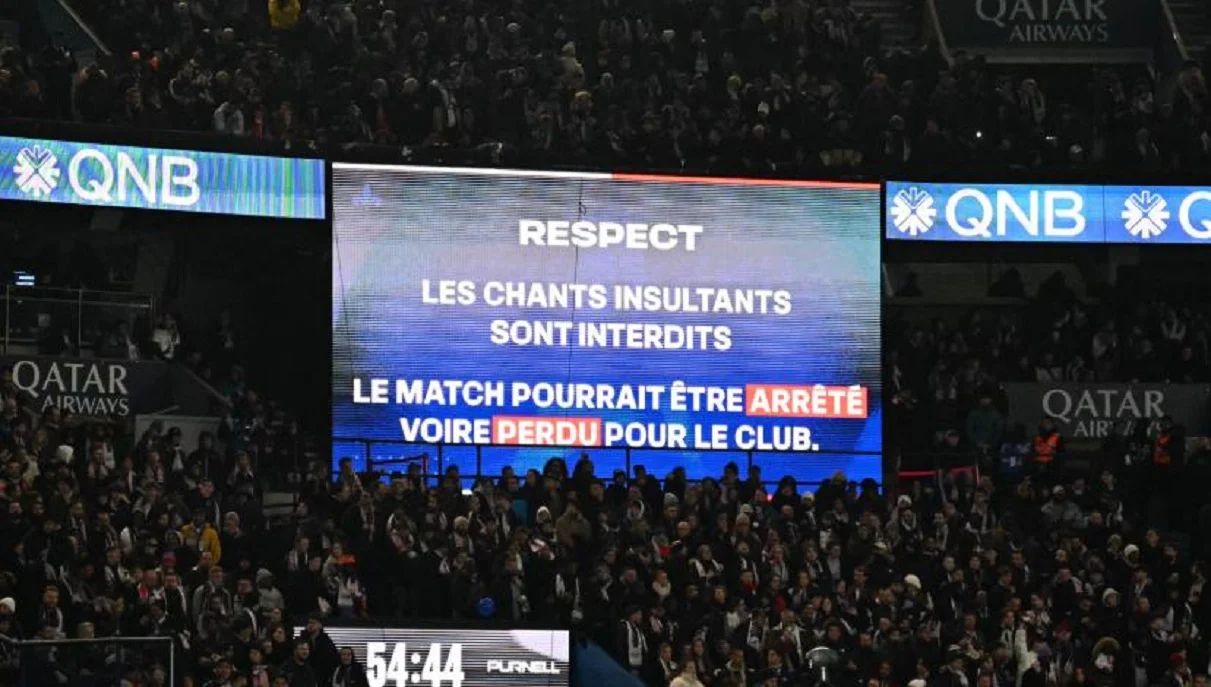 Предупреждение о техническом поражении для ПСЖ / Фото L'Equipe