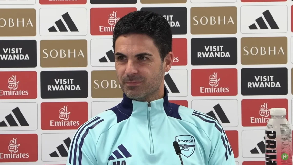 Микель Артета / скриншот с пресс-конференции