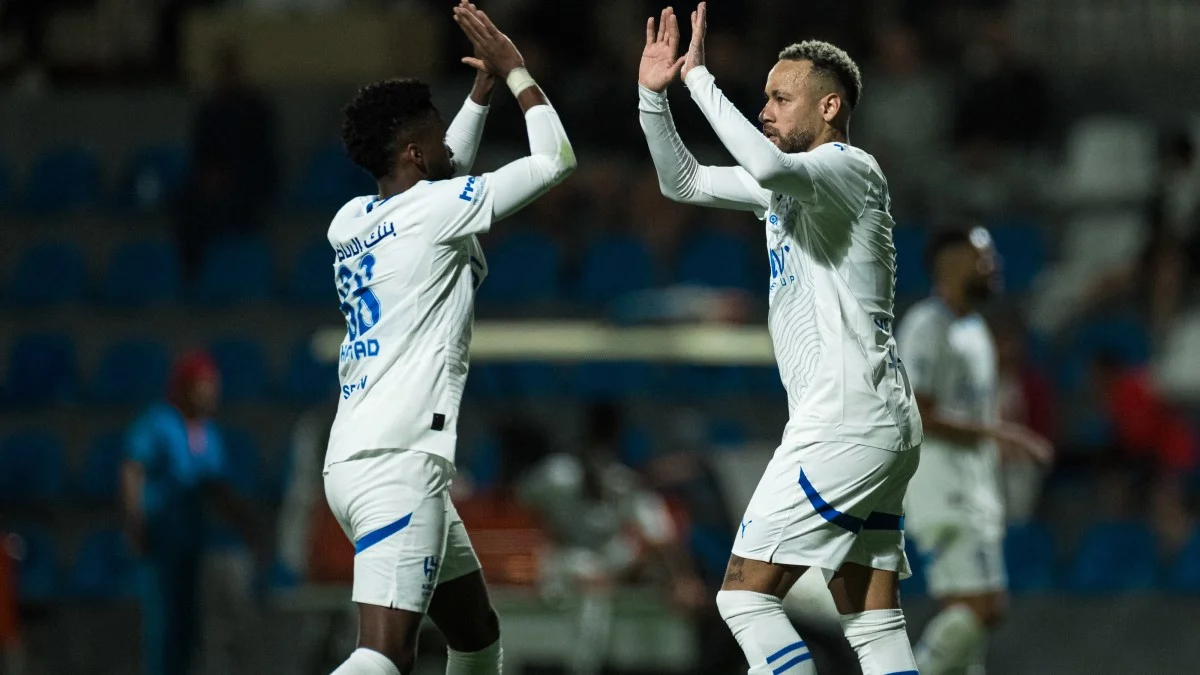 Канно та Неймар / фото: ФК Аль-Хіляль