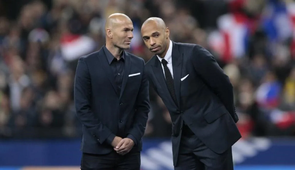 Зідан та Анрі / Фото R. Martin/L'Équipe
