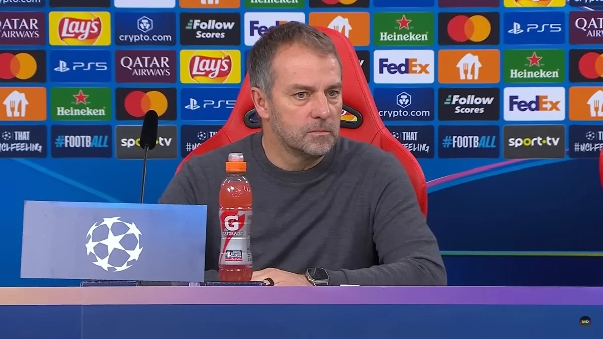 Ганси Флик / скриншот с пресс-конференции