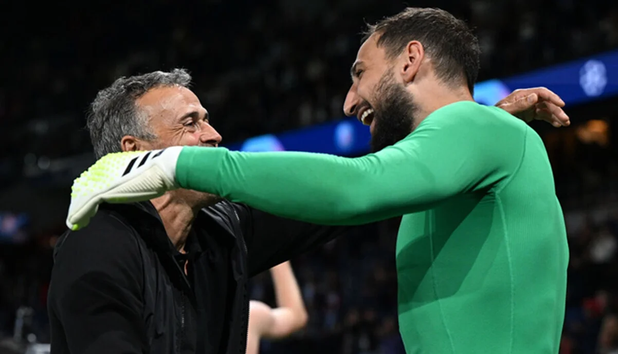 Луис Энрике и Джанлуиджи Доннарумма / фото: Icon sport