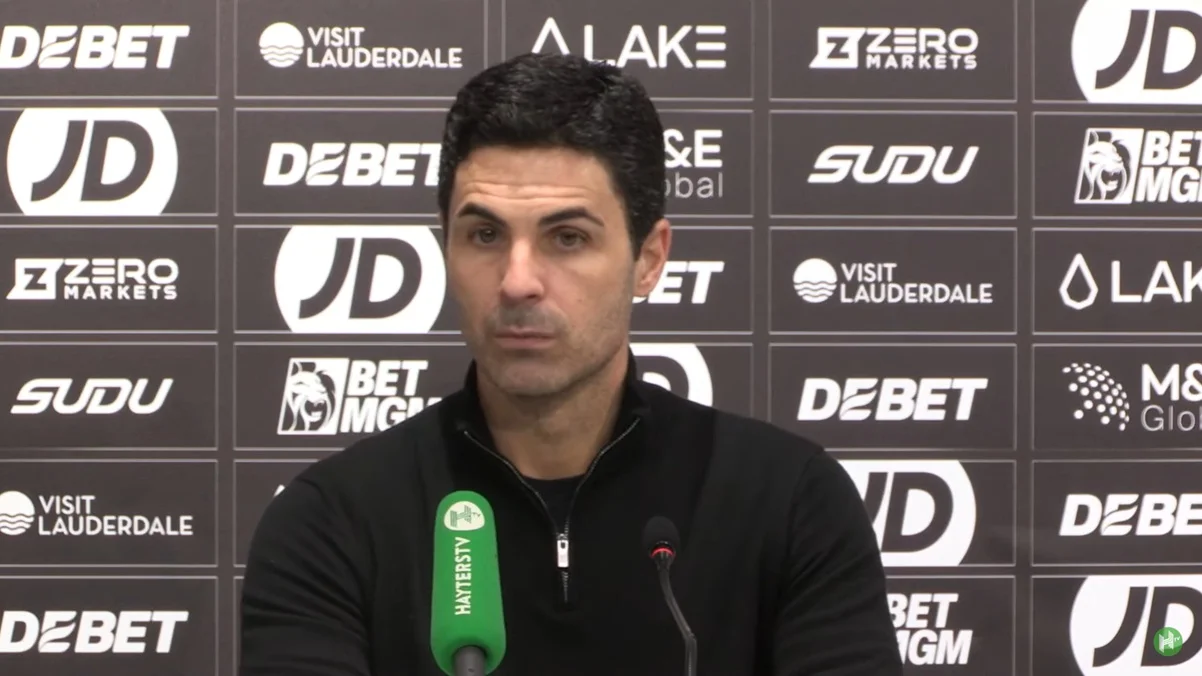 Мікель Артета / скріншот з прес-конференції