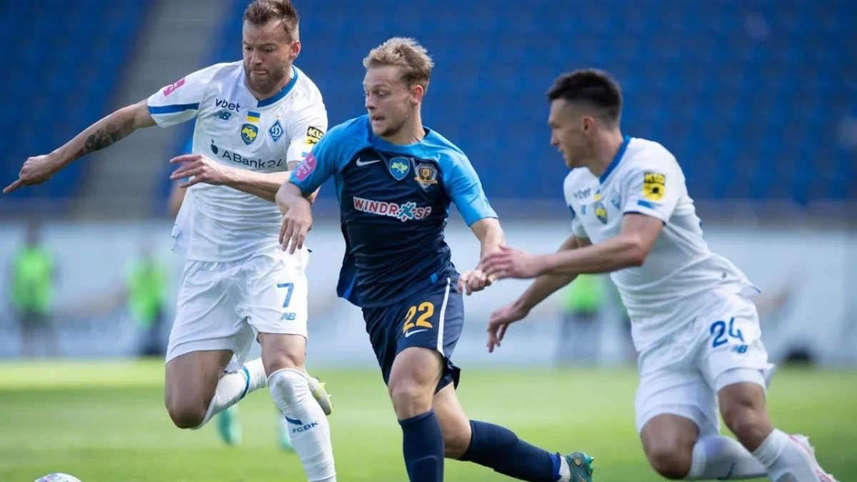 Валентин Рубчинский в матче против Динамо / фото: ФК Динамо