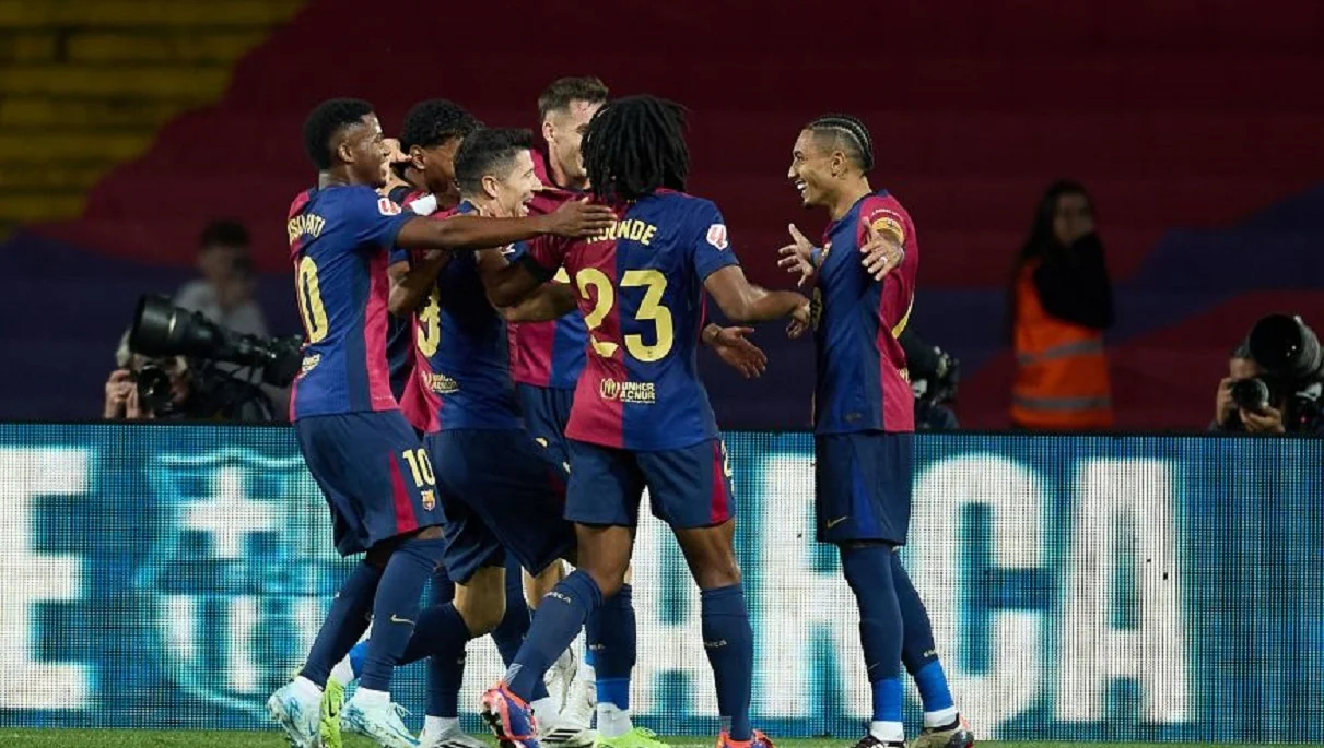 Ансу Фаті (крайній зліва) / Прес-служба Ла Ліги