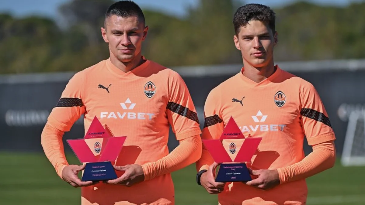 Александр Зубков и Георгий Судаков / фото: ФК Шахтер