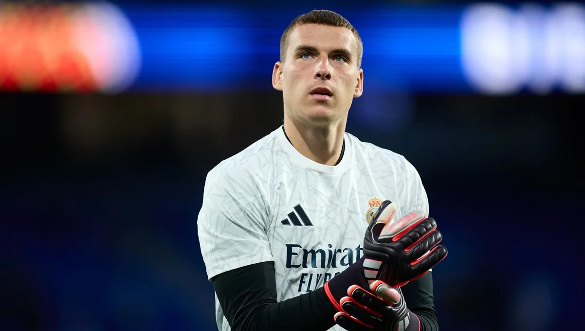 Андрей Лунин / фото: Ricardo Larreina/Europa Press via Getty Images