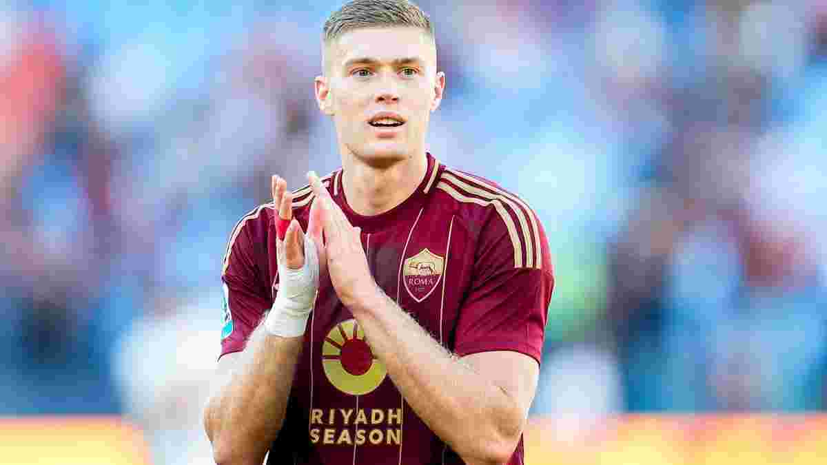 Гол Довбика в видеообзоре матча Милан – Рома – 3:1