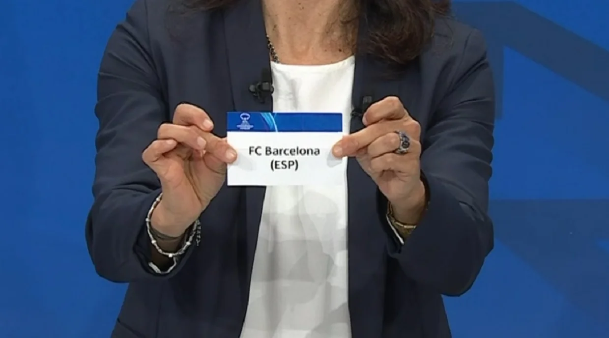 Результати жеребкування 1/4 фіналу жіночої ЛЧ / Скрін