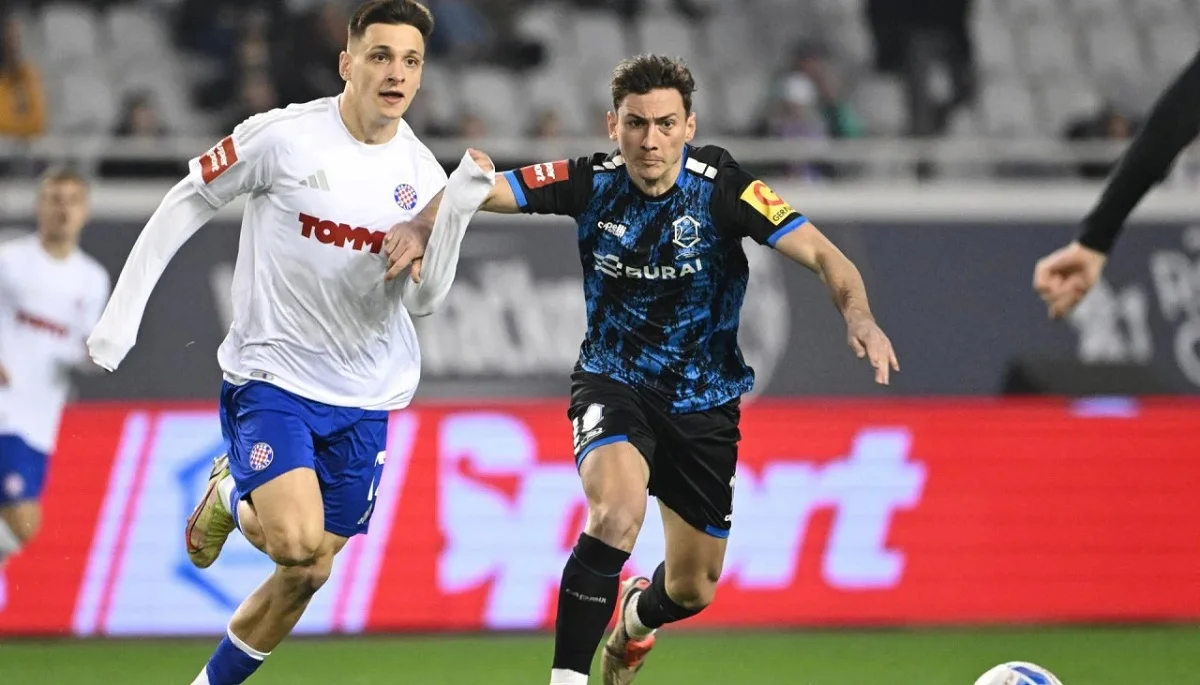 Назарій Русин (ліворуч) / ФК Хайдук