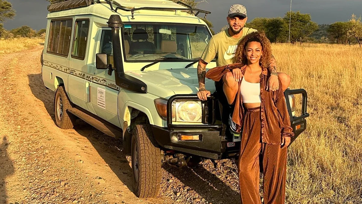 Лайвен Курзава з дружиною / фото: соцмережі гравця 