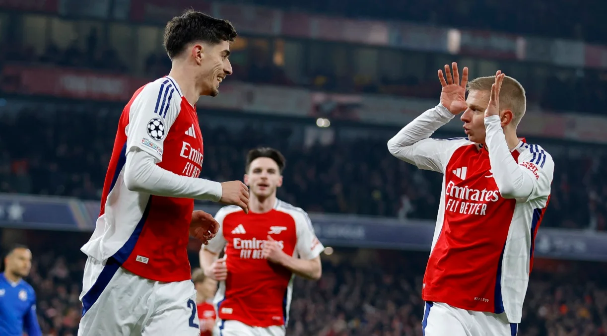 Хаверц и Зинченко / Фото Nigel French/Sportsphoto/Allstar via Getty Images