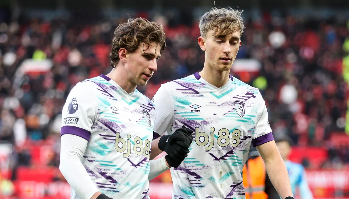 Забарный и Хёйсен / Photo by Robin Jones - AFC Bournemouth/AFC Bournemouth via Getty Images)