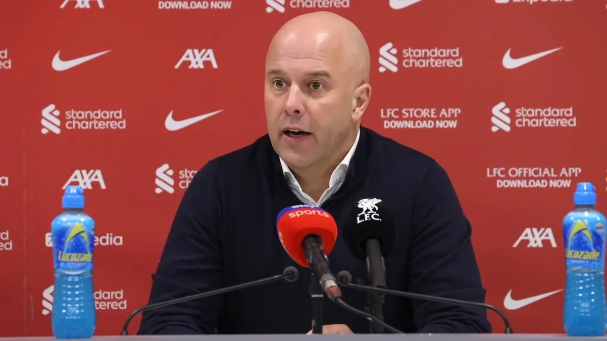 Арне Слот / скриншот с пресс-конференции