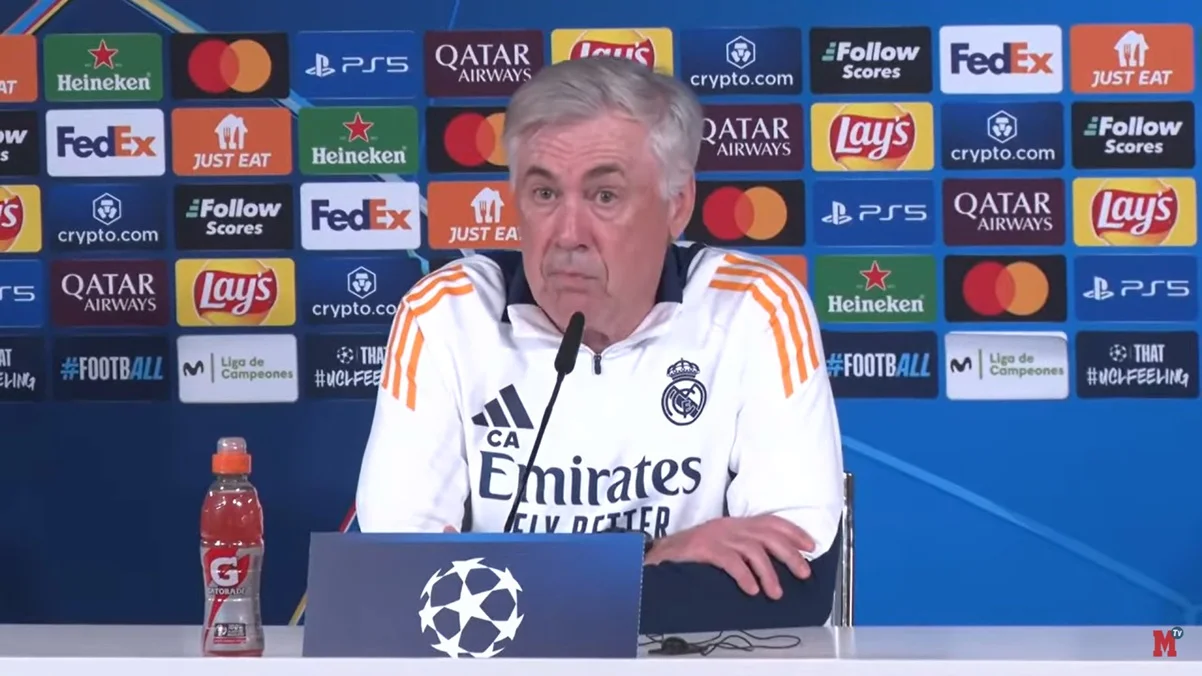 Карло Анчелотті / скріншот з відео прес-конференції